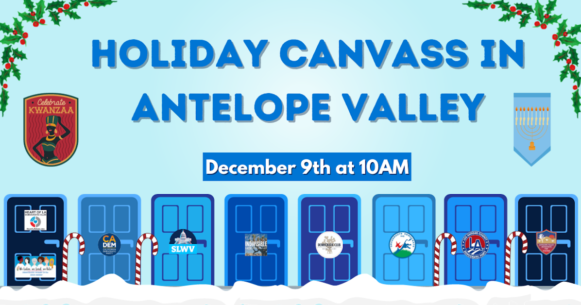 Holiday Canvass in Antelope Valley (CA27)! · Activate America